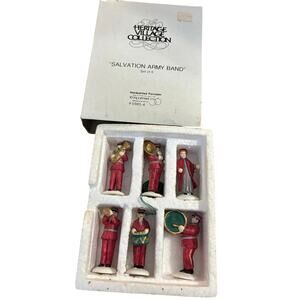 Vintage Department 56 Salvation Army Band (set of 6 figurines)
